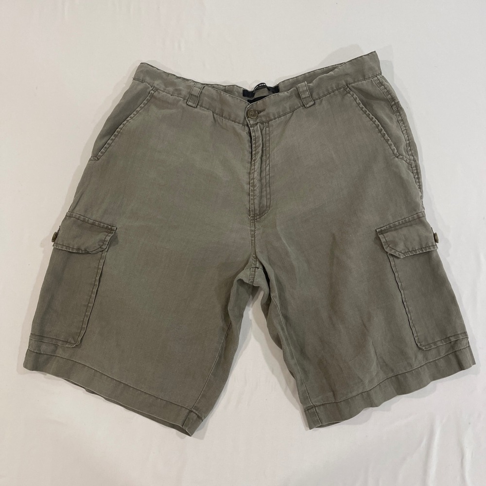 Soul Rebel‎ European Style Cargo Shorts Mens XL Olive Green Multi Pocket